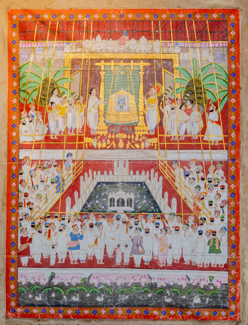 Dwarikadhish In Hindolna Pichwai