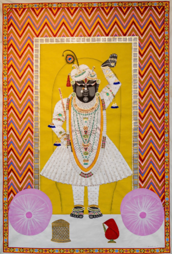 Shrinathji Swaroop Lehariya Pichwai