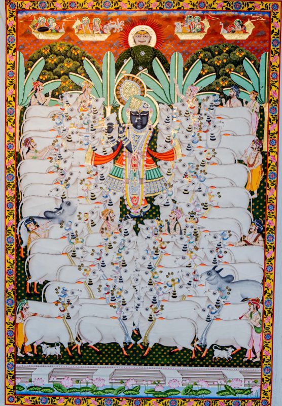 Lord Krishna Gopasthmi Pichwai