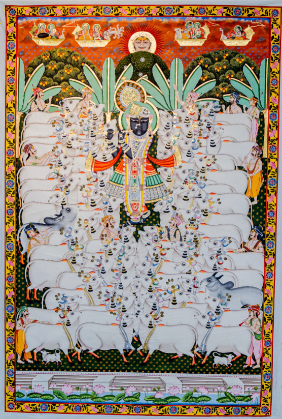 Lord Krishna Gopasthmi Pichwai