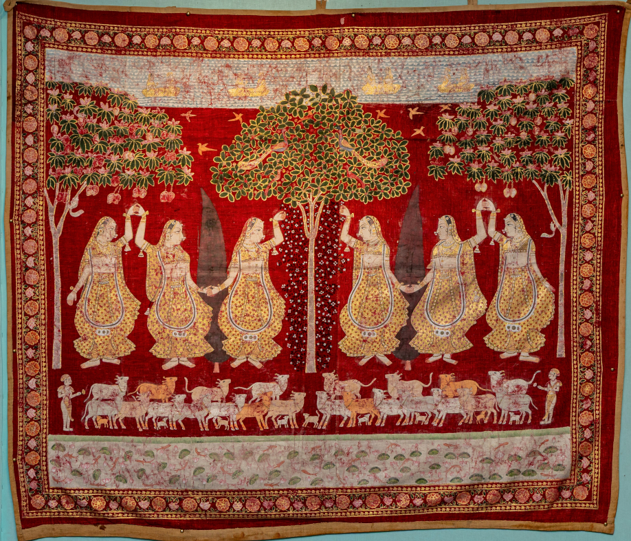 Lord Krishna Khejadi O Pichwai