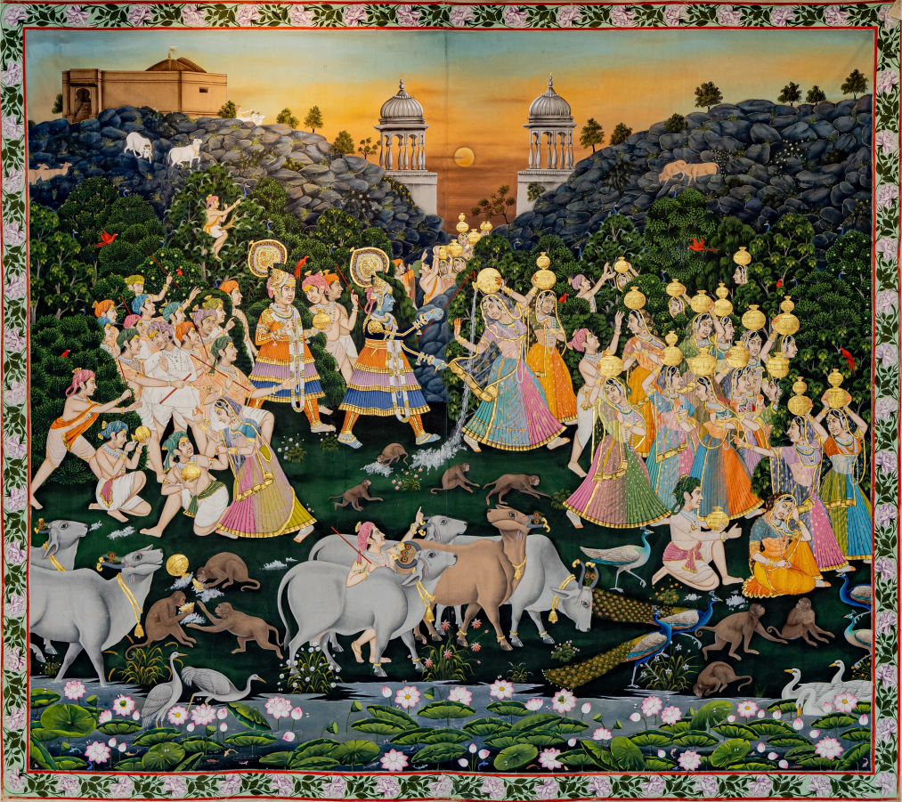 Lord Krishna Maakhan Pichwai