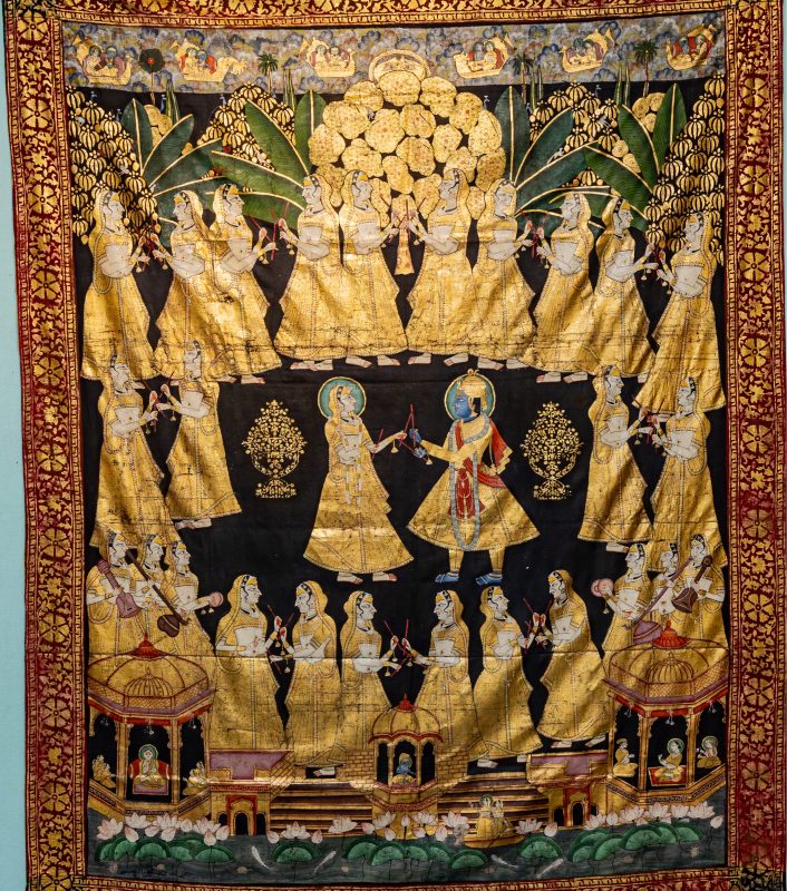 Lord Krishna Raas Pichwai