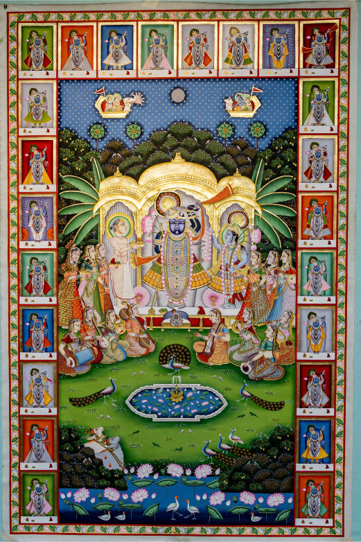 Shrinathji Gold Kunj Pichwai
